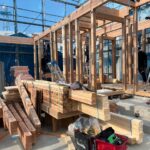 長束３丁目　新築分譲住宅　上棟